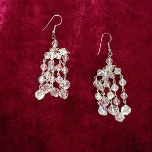 Vintage Crystal Drop Earrings